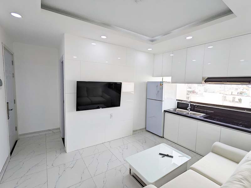 SGhome serviced apartment renting in Binh Thanh District Nguyen Duy Street.