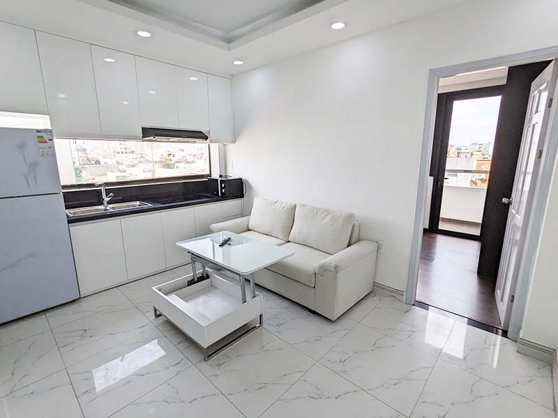 SGhome serviced apartment renting in Binh Thanh District Nguyen Duy Street.