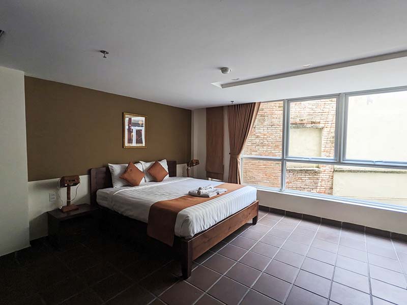 Two bedrooms serviced flat for rent on Hoang Dieu Street, Phu Nhuan District