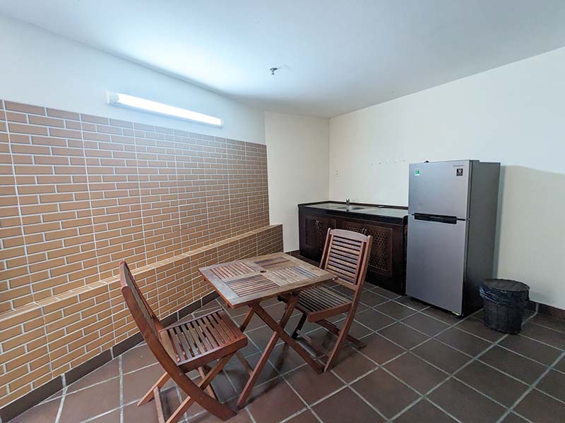 Two bedrooms serviced flat for rent on Hoang Dieu Street, Phu Nhuan District