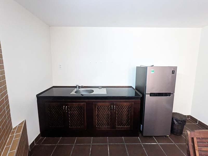 Two bedrooms serviced flat for rent on Hoang Dieu Street, Phu Nhuan District