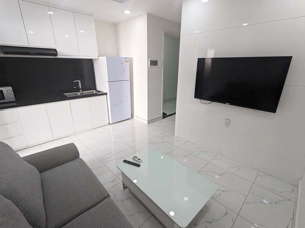 Privated single bedroom serviced apartment on Nguyen Duy Street Binh Thanh District for rent