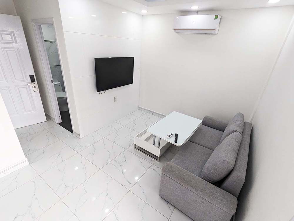 Privated single bedroom serviced apartment on Nguyen Duy Street Binh Thanh District for rent