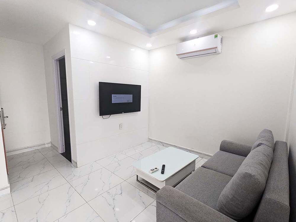 Privated single bedroom serviced apartment on Nguyen Duy Street Binh Thanh District for rent