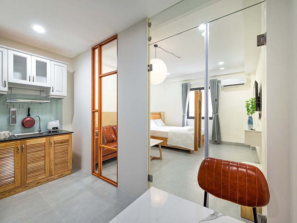 Nice serviced apartment renting in District 1 Vo Thi Sau Street, Ho Chi Minh City