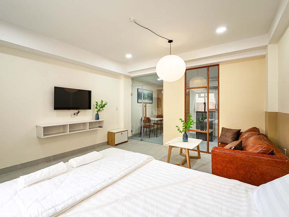 Nice serviced apartment renting in District 1 Vo Thi Sau Street, Ho Chi Minh City