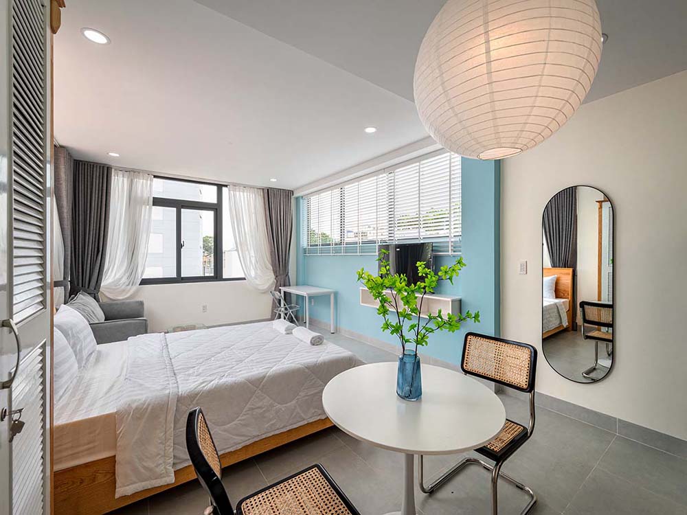 Nice serviced apartment renting in District 1 Vo Thi Sau Street Ho Chi Minh City Center