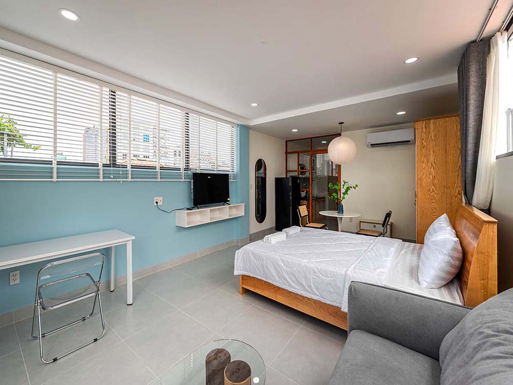 Nice serviced apartment renting in District 1 Vo Thi Sau Street Ho Chi Minh City Center