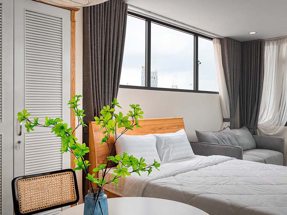 Nice serviced apartment renting in District 1 Vo Thi Sau Street Ho Chi Minh City Center