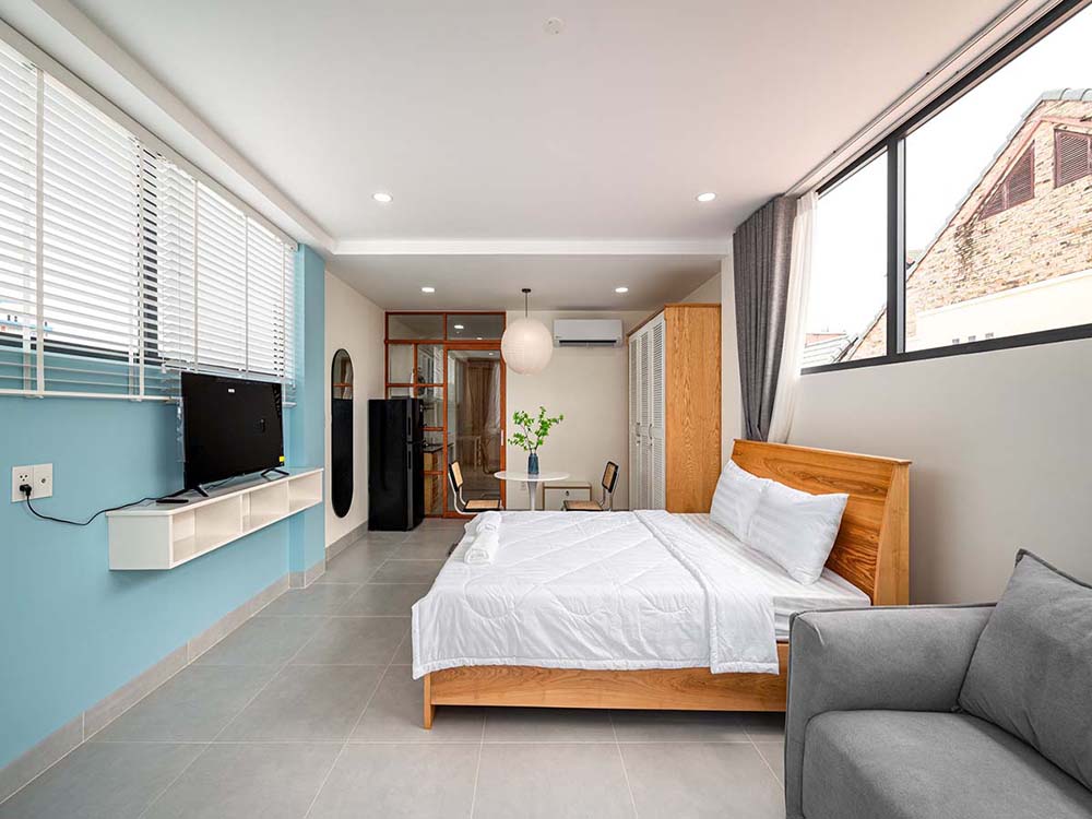 Nice serviced apartment renting in District 1 Vo Thi Sau Street Ho Chi Minh City Center