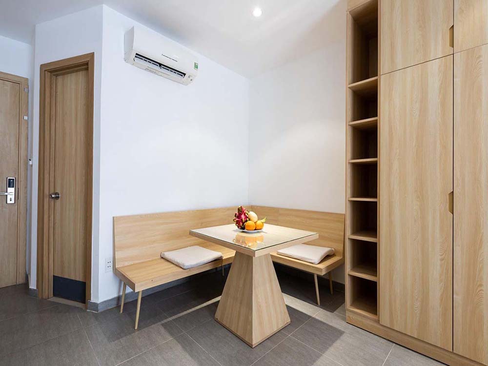Bright concept serviced studio for rent in Phu Nhuan District Saigon City Center