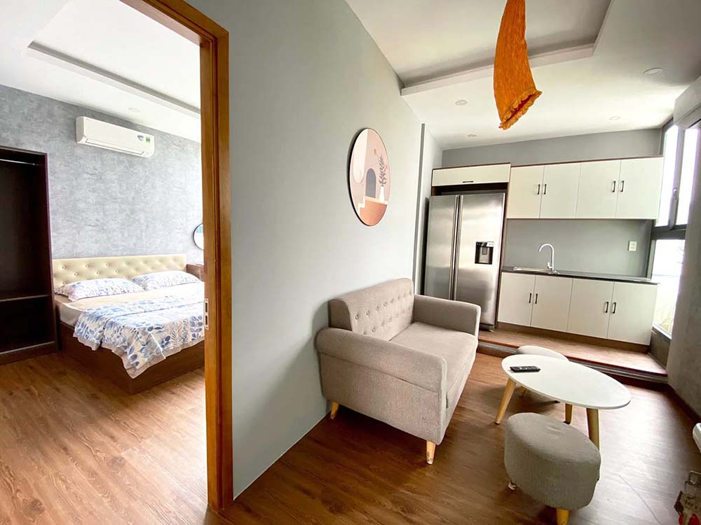 Nice serviced apartment renting on Tran Nao Street District 2 Thu Duc City