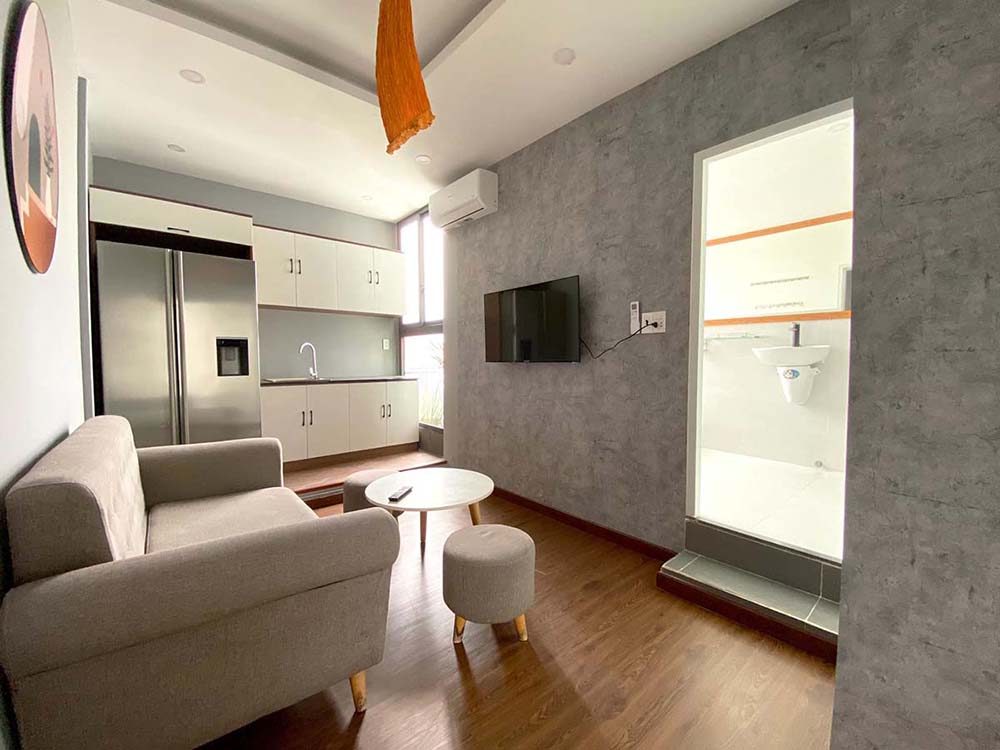 Nice serviced apartment renting on Tran Nao Street District 2 Thu Duc City