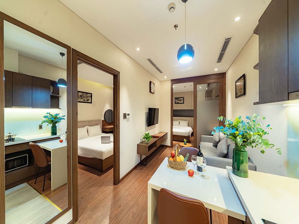 Cozy serviced apartment for rent on Nguyen Van Troi Street Phu Nhuan easy access to the Airport
