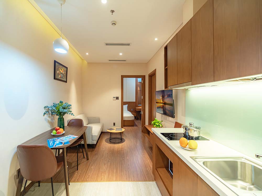 One bedrooms serviced apartment for rent on Nguyen Van Troi Street, Phu Nhuan District