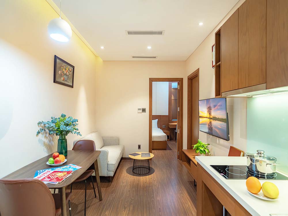 One bedrooms serviced apartment for rent on Nguyen Van Troi Street, Phu Nhuan District