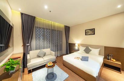 Spacious studio serviced apartment for rent on Nguyen Van Troi Street, Phu Nhuan District