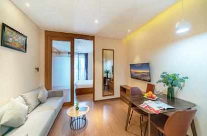 Nice serviced apartment for rent in Phu Nhuan District Saigon Nguyen Van Troi Street