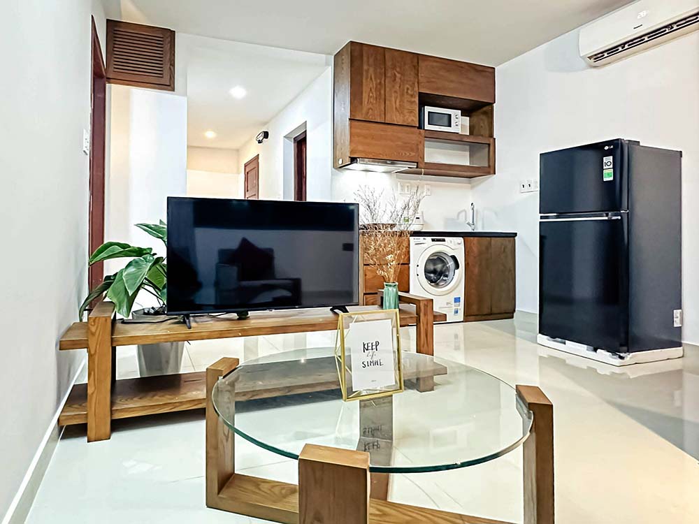 Two bedroom serviced apartment renting on Nguyen Van Troi St, Phu Nhuan Dist