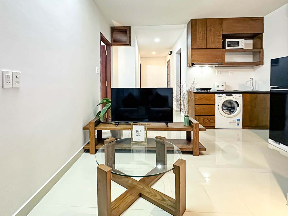 Two bedroom serviced apartment renting on Nguyen Van Troi St, Phu Nhuan Dist