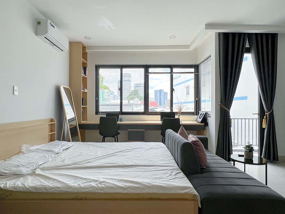 Nice serviced apartment for lease on Nguyen Cuu Van Street, Binh Thanh District