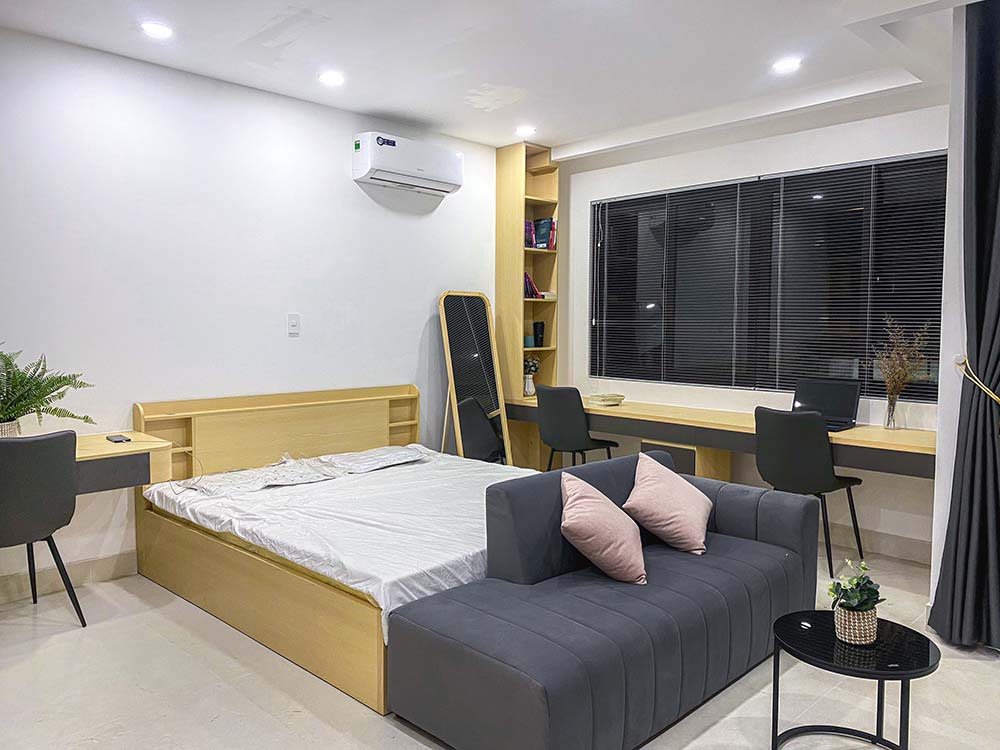 Nice serviced apartment for lease on Nguyen Cuu Van Street, Binh Thanh District
