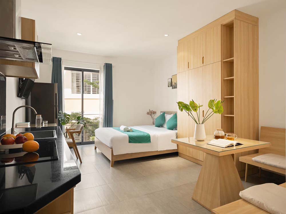 Cozy serviced apartment leasing in Phu Nhuan District, Le Van Sy Street