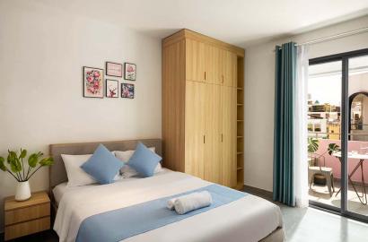 Cozy serviced apartment leasing in Phu Nhuan District, Le Van Sy Street
