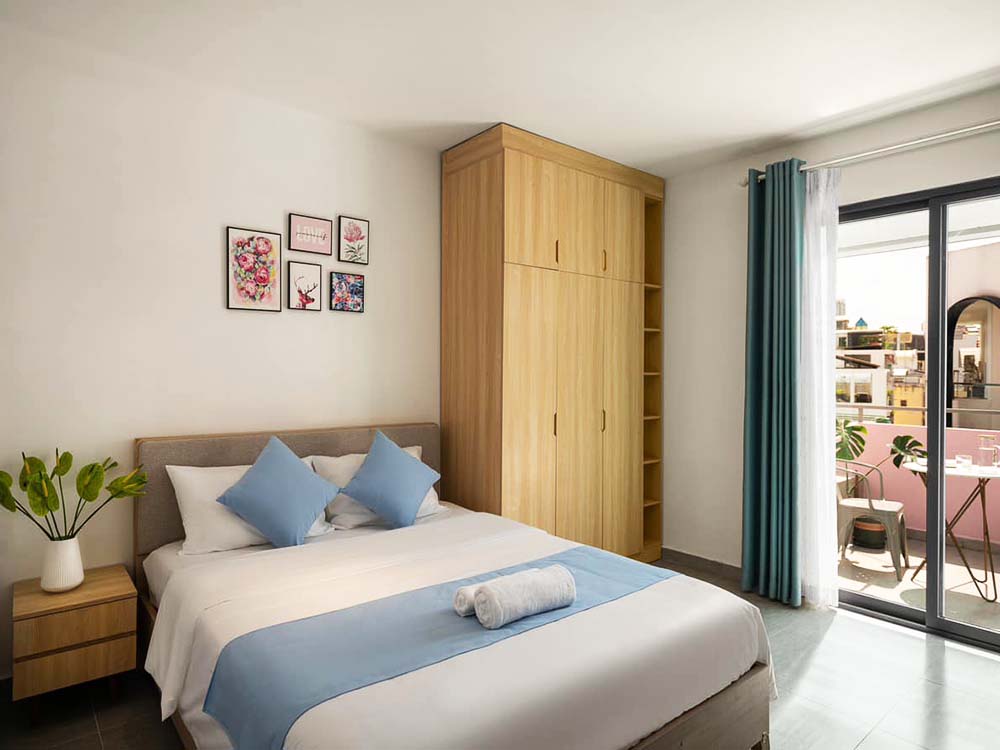 Cozy serviced apartment leasing in Phu Nhuan District, Le Van Sy Street