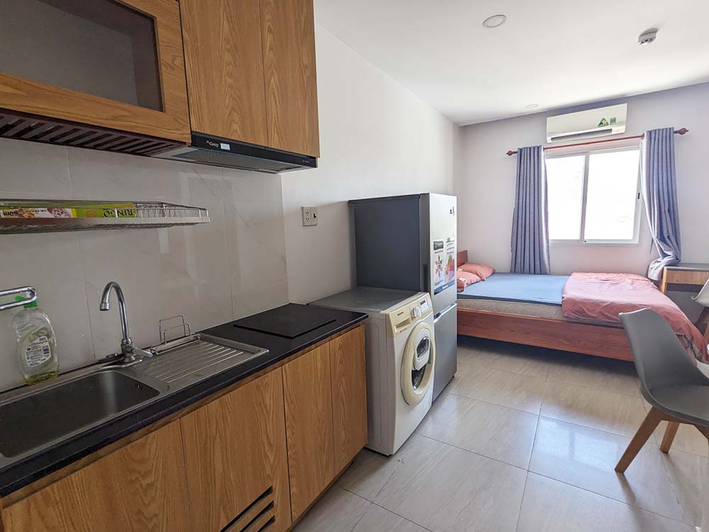 Studio serviced apartment for rent on Xo Viet Nghe Tinh Street, Binh Thanh District