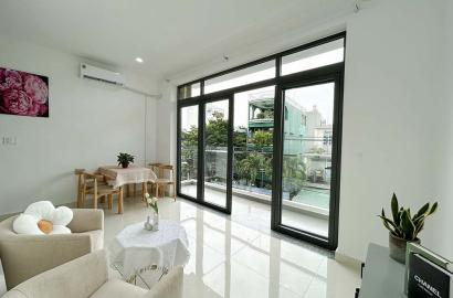 Bright-light serviced apartment for lease in Binh Thanh District Tran Binh Trong St