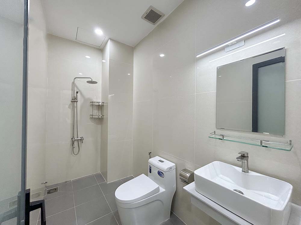 Bright-light serviced apartment for lease in Binh Thanh District Tran Binh Trong St