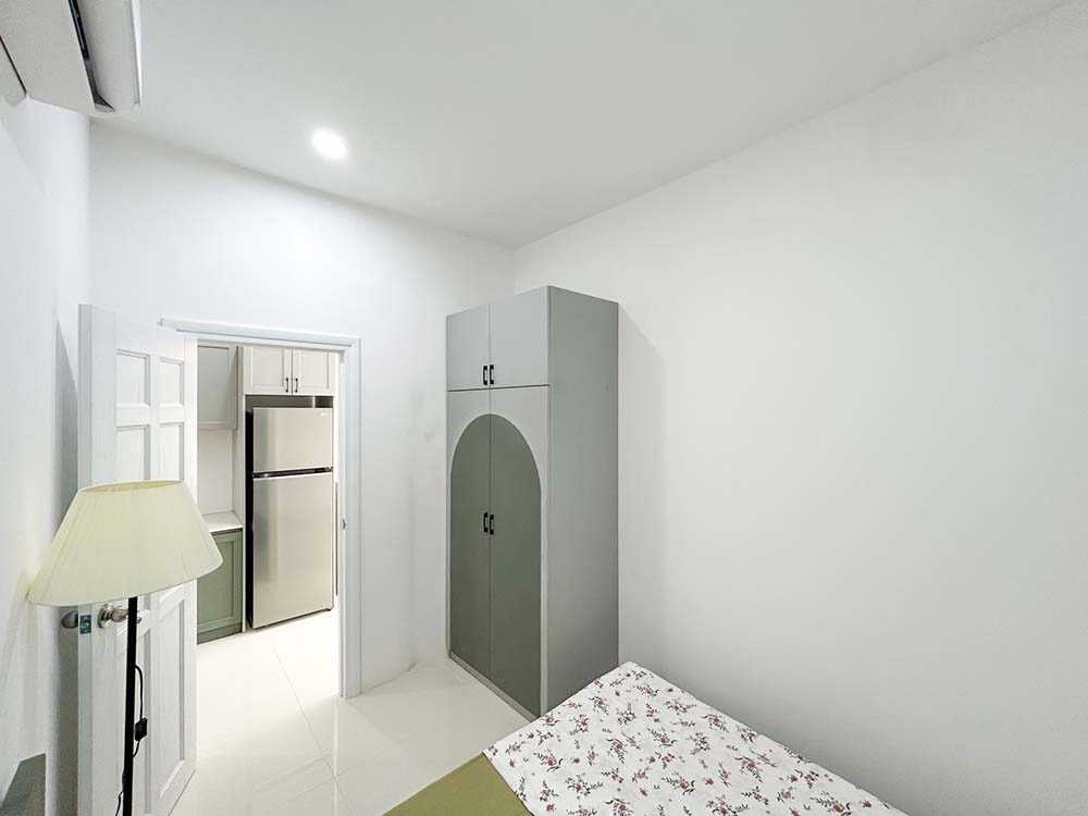 Bright-light serviced apartment for lease in Binh Thanh District Tran Binh Trong St