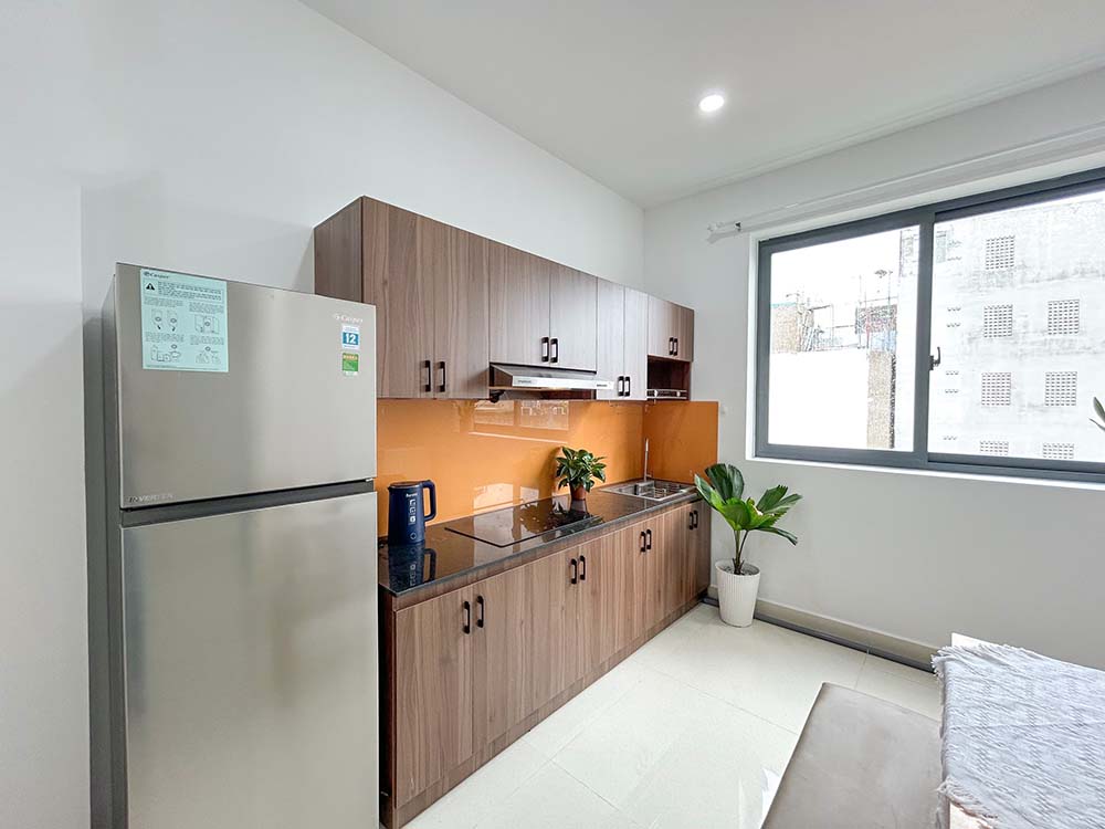 Nice serviced apartment for rent on Tran Binh Trong Street, Binh Thanh District