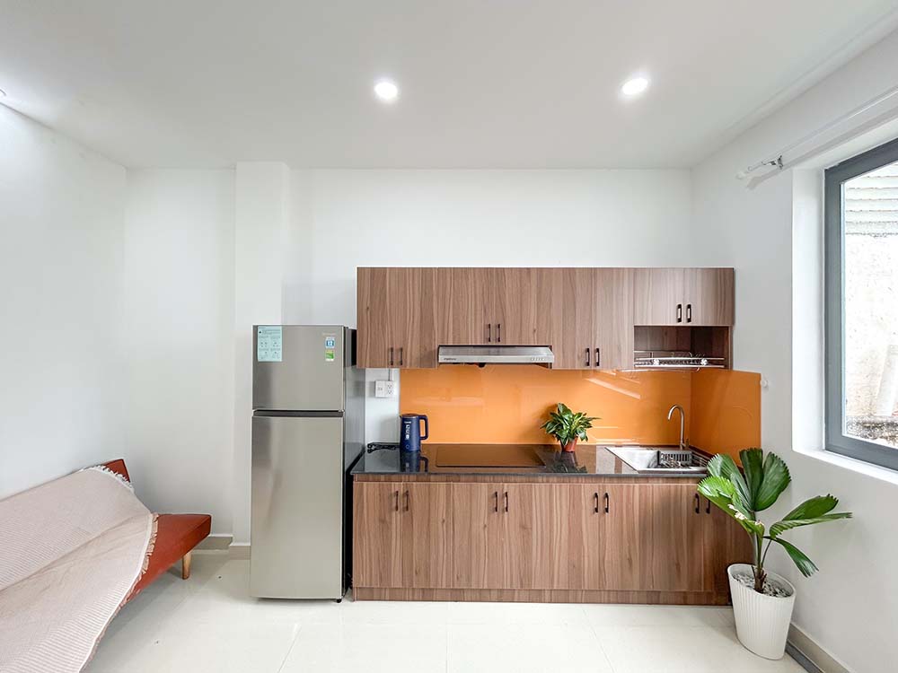 Nice serviced apartment for rent on Tran Binh Trong Street, Binh Thanh District