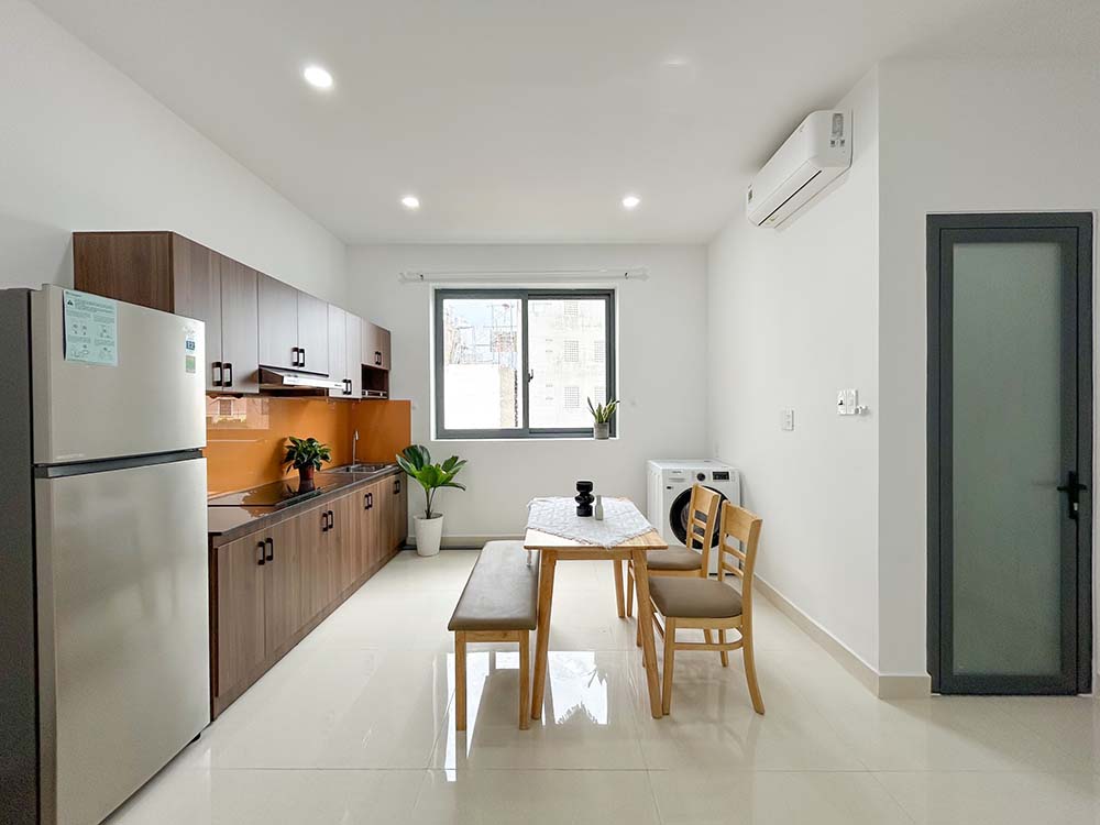 Nice serviced apartment for rent on Tran Binh Trong Street, Binh Thanh District