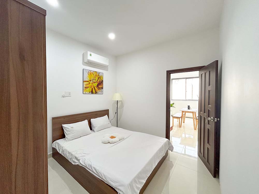Nice serviced apartment for rent on Tran Binh Trong Street, Binh Thanh District