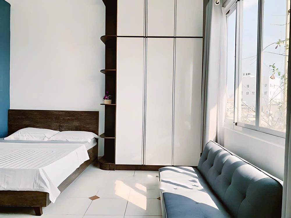 Studio serviced apartment for lease on Le Van Sy Street Phu Nhuan District, Saigon