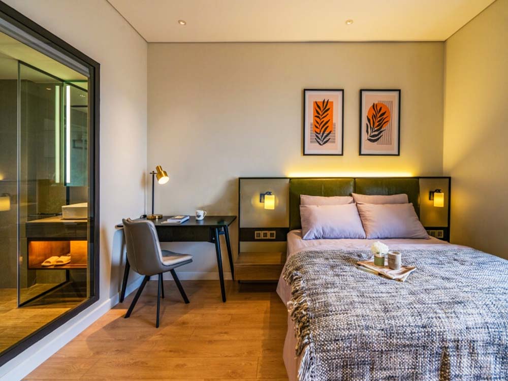 Windy studio serviced apartment for rent on Thao Dien Ward Thu Duc City Saigon