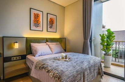 Windy studio serviced apartment for rent on Thao Dien Ward Thu Duc City Saigon