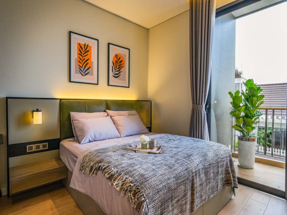 Windy studio serviced apartment for rent on Thao Dien Ward Thu Duc City Saigon