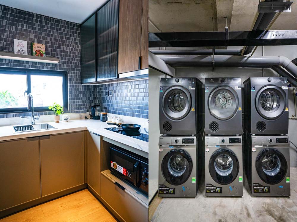 Nice serviced apartment leasing in Thao Dien BeHOLM building in Thu Duc City