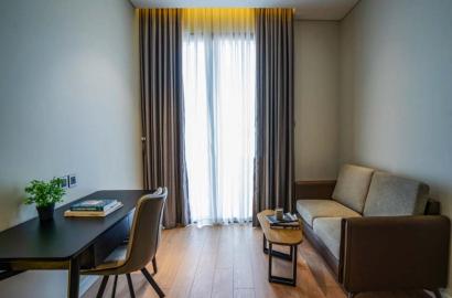 Nice serviced apartment leasing in Thao Dien BeHOLM building in Thu Duc City