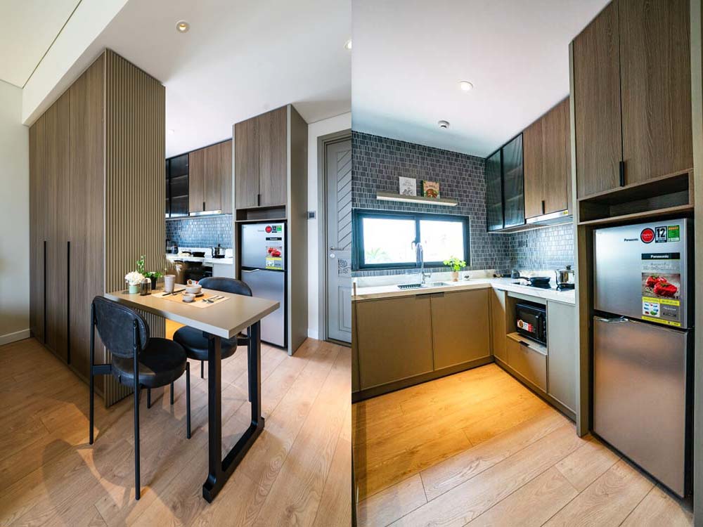 Nice serviced apartment leasing in Thao Dien BeHOLM building in Thu Duc City