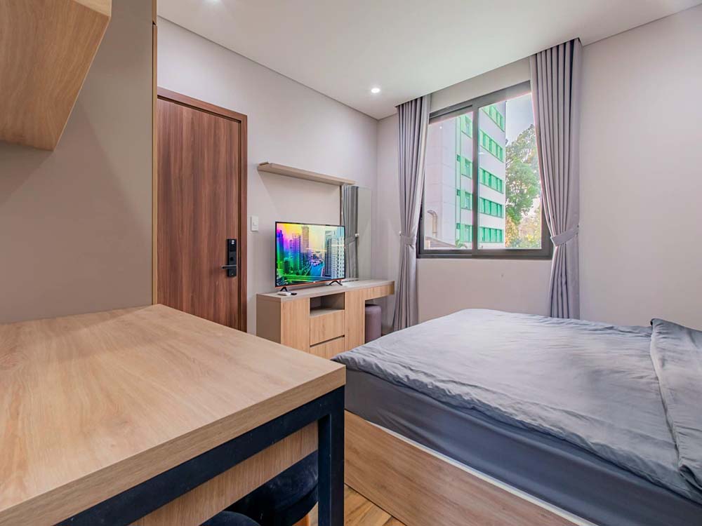 Studio apartment for lease on Ba Huyen Thanh Quan Street District 3