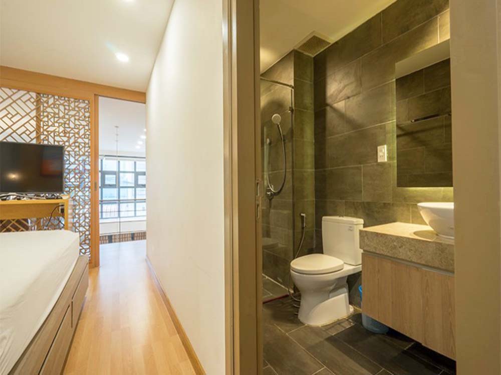  Loft serviced apartment for rent on Nguyen Gia Tri Street, Binh Thanh District