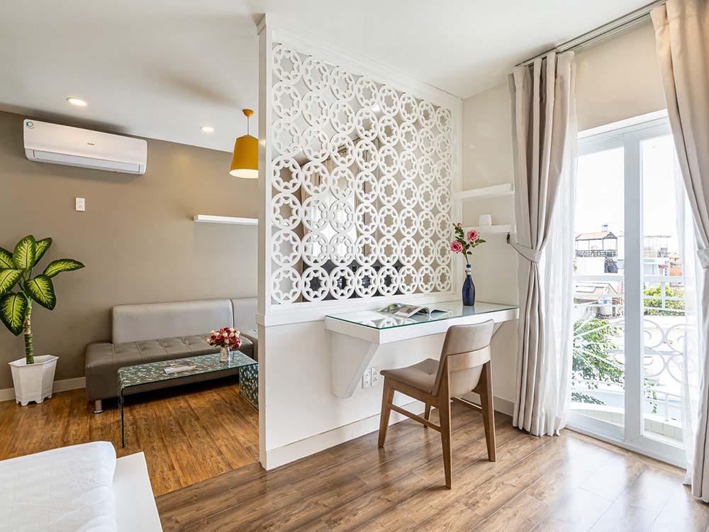 Luxury serviced apartment for rent on Hoang Dieu Street, Phu Nhuan District