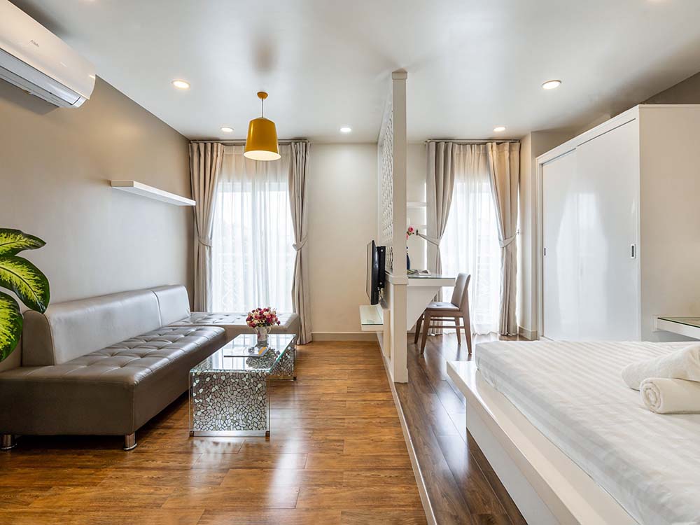 Luxury serviced apartment for rent on Hoang Dieu Street, Phu Nhuan District