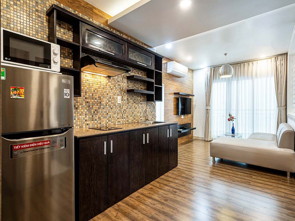Elegant serviced apartment leasing in Phu Nhuan District Hoang Dieu Street