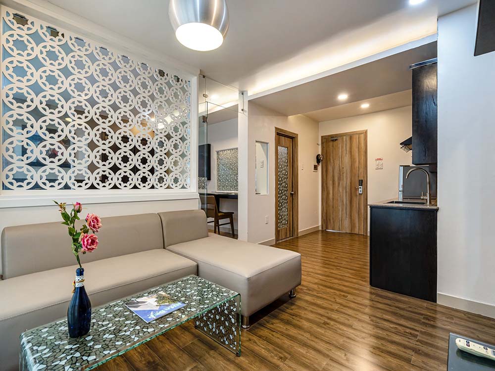 Elegant serviced apartment leasing in Phu Nhuan District Hoang Dieu Street